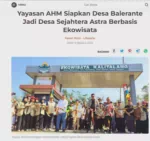 Yayasan AHM Siapkan Desa Balerante Jadi Desa Sejahtera Astra Berbasis Ekowisata