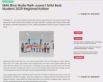 SMA Bina Mulia Raih Juara 1 AHM Best Student 2025 Regional Kalbar