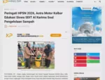 Peringati HPSN 2026, Astra Motor Kalbar Edukasi Siswa SDIT Al Karima Soal Pengelolaan Sampah