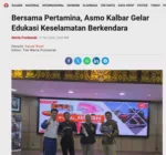 Bersama Pertamina, Asmo Kalbar Gelar Edukasi Keselamatan Berkendara