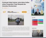 Pontianak Padat Festival, Astra Motor Kalbar Imbau Pengendara Tetap Waspada dan Utamakan Keselamatan