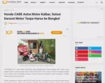 Honda CARE Astra Motor Kalbar, Solusi Darurat Motor Tanpa Harus ke Bengkel