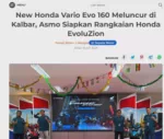 New Honda Vario Evo 160 Meluncur di Kalbar, Asmo Siapkan Rangkaian Honda EvoluZion