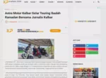 Astra Motor Kalbar Gelar Touring Ibadah Ramadan Bersama Jurnalis Kalbar