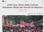 AHM Gelar AHDC 2026, Perkuat Ekosistem Balap dari Daerah ke Nasional