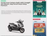 Honda Forza Terbaru Hadir Lebih Canggih dan Mewah, Siap Penuhi Gaya Hidup Premium