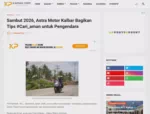 Sambut 2026, Astra Motor Kalbar Bagikan Tips #Cari_aman untuk Pengendara