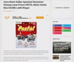 Astra Motor Kalbar Apresiasi Konsumen Sintang Lewat Promo PESTA, Motor Honda Bisa Dimiliki Lebih Ringan
