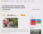 Lewat Honda CARE, Astra Motor Kalbar Permudah Konsumen Dapatkan Layanan Servis Darurat