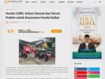 Honda CARE, Solusi Darurat dan Servis Praktis untuk Konsumen Honda Kalbar