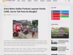 Astra Motor Kalbar Perkuat Layanan Honda CARE, Servis Tak Perlu ke Bengkel