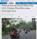 Semarak Puncak Honda Bikers Day 2025, Puluhan Ribu Bikers akan Kunjungi Garut