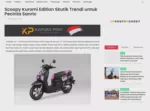 Scoopy Kuromi Edition Skutik Trendi untuk Pecinta Sanrio