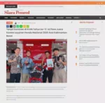 Tanpil Dominan di KLHN Tahun ke-17, Ini Para Juara Kontes Layanan Honda Nasional 2026 Asal Kalimantan Barat