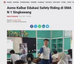 Asmo Kalbar Edukasi Safety Riding di SMA N 1 Singkawang