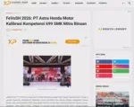 FeVoSH 2026: PT Astra Honda Motor Kalibrasi Kompetensi 699 SMK Mitra Binaan