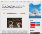 Dari Api Unggun hingga Kano, Komunitas Honda Kalbar Bangun Kekompakan