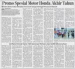 promo Spesial Motor Honda Akhir Tahun, Astra Motor Kalbar Manjakan Konsumen dengan Berbagai Tawaran Menarik