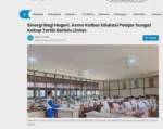 Sinergi Bagi Negeri, Asmo Kalbar Edukasi Pelajar Sungai Kakap Tertib Berlalu Lintas