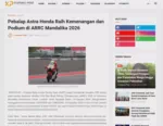 Pebalap Astra Honda Raih Kemenangan dan Podium di ARRC Mandalika 2026
