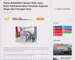Promo ROMANSA Februari 2026, Astra Motor Kalimantan Barat Tawarkan Angsuran Ringan dan Potongan Tenor