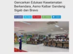 Gencarkan Edukasi Keselamatan Berkendara, Asmo Kalbar Gandeng Sigab dan Bravo