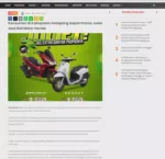 Konsumen di Kabupaten Ketapang Dapat Promo Juliet saat Beli Motor Honda