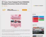 DP Turun, Tenor Panjang! Promo ROMANSA Manjakan Konsumen Honda di Pontianak