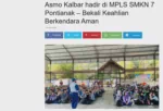 Asmo Kalbar hadir di MPLS SMKN 7 Pontianak – Bekali Keahlian Berkendara Aman