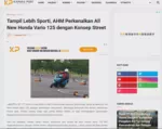 Tampil Lebih Sporti, AHM Perkenalkan All New Honda Vario 125 dengan Konsep Street