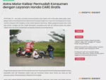 Astra Motor Kalbar Permudah Konsumen dengan Layanan Honda CARE Gratis