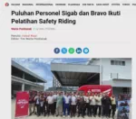 Puluhan Personel Sigab dan Bravo Ikuti Pelatihan Safety Riding