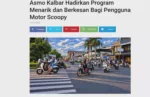 Asmo Kalbar Hadirkan Program Menarik dan Berkesan Bagi Pengguna Motor Scoopy