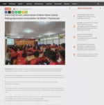 Duta Cari Aman, Astra Motor Kalbar Gelar Safety Riding Education Astra Motor di SMAN 7 Pontianak