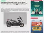 Penyegaran Honda Forza 2025: Skutik Premium Semakin Canggih dan Mewah