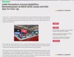 AHM Pamerkan Inovasi Mobilitas Berkelanjutan di IMOS 2025 Lewat ADV160 dan EV Line-Up