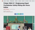 Pelajar SMA N 1 Singkawang Dapat Pembekalan Safety Riding dari Asmo Kalbar