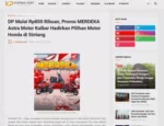 DP Mulai Rp800 Ribuan, Promo MERDEKA Astra Motor Kalbar Hadirkan Pilihan Motor Honda di Sintang