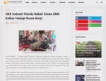 UKK Industri Honda Bekali Siswa SMK Kalbar Hadapi Dunia Kerja