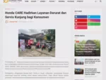 Honda CARE Hadirkan Layanan Darurat dan Servis Kunjung bagi Konsumen