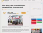 Astra Motor Kalbar Gelar Gathering dan Skena Modifikasi Komunitas Honda
