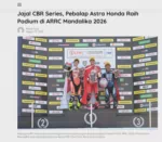 Jajal CBR Series, Pebalap Astra Honda Raih Podium di ARRC Mandalika 2026