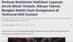 Perkuat Komitmen Hadirkan Layanan Servis Motor Terbaik, Ribuan Teknisi Bengkel AHASS Asah Kompetensi di Technical Skill Contest