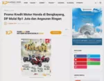 Promo Kredit Motor Honda di Bengkayang, DP Mulai Rp1 Juta dan Angsuran Ringan
