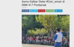 Asmo Kalbar Gelar #Cari_aman di SMK N 7 Pontianak