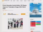 Promo Ramadan Honda Kalbar: DP Ringan, Angsuran Terjangkau hingga Akhir Maret 2026