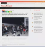 Semarakkan Night Ride Cinematic Astra Motor Kalbar, Paguyuban Honda West Borneo Community dan All Matic Nikmati Kebersamaan
