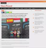 Raih Podium Juara di Race pertama balap European Talent Cup, Pembalap AHM Kumandangkan Lagu Indonesia Raya di Sirkuit Magny-Cours, Prancis