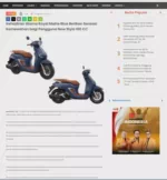 Kehadiran Warna Royal Matte Blue Berikan Sensasi Kemewahan bagi Pengguna New Stylo 160 CC