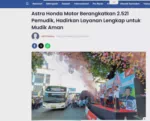 Astra Honda Motor Berangkatkan 2.521 Pemudik, Hadirkan Layanan Lengkap untuk Mudik Aman